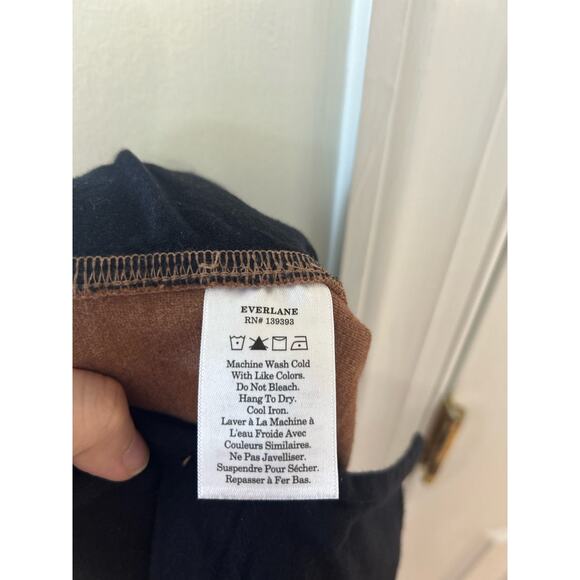 Everlane The Dream Brown Pull On Elastic Waist Trousers - Picture 5 of 8